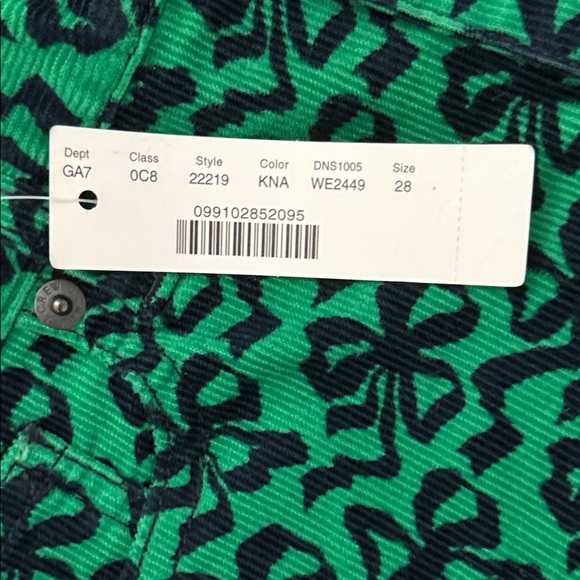 J CREW Toothpick Slim Pants Jeans Corduroy Design Low Rise Stretch Womens 28 - Picture 5 of 13